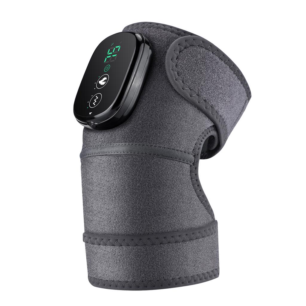 Eletric Heating Knee Massage Device Vibration Massage Knee Pads for Shoulder Elbow Hot Compress Leg Joint Blood Circulation