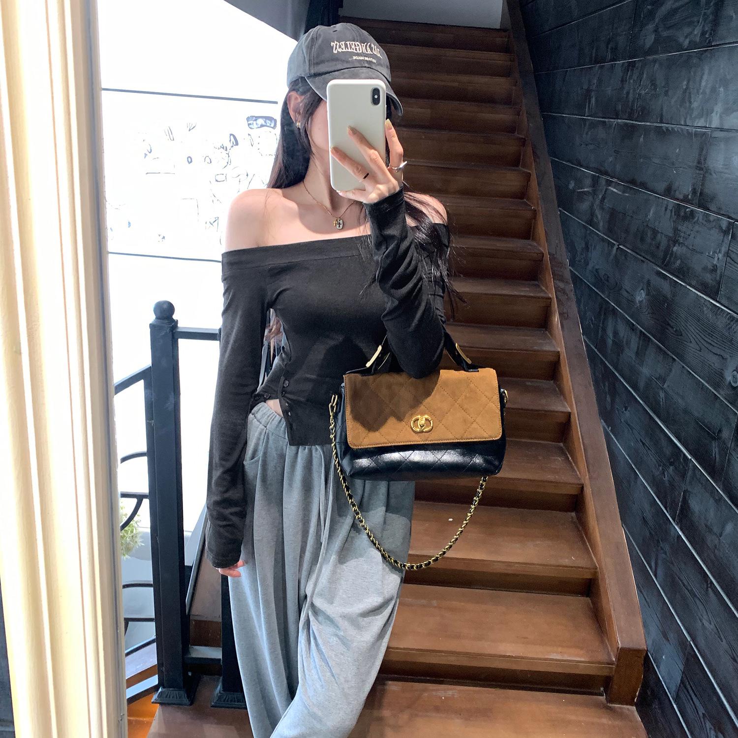 

Pink Korean-Style One-Shoulder Elegant Waist-Cinched Button-Up Long-Sleeve Women s Top 2026 Medium хизер серый