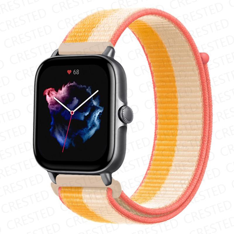 20mm 22mm Watch Band For Amazfit GTS/2/2e/4/3/mini GTR 4/2/3/Pro 47mm stratos 3 Nylon Bracelet pulseira correa Amazfit bip strap