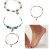 Conch Shell Leg Anklets for Women Bead Bohemia Turquoise Foot Bracelet   Ladies