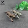 Antique Bronze Strong Panthera Pardus Statue Vintage Copper Leopard Sculpture Ornaments Animal Tea Pet Figure Desktop Decor
