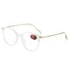 Round Anti Blue Light Reading Glasses Presbyopic Eyeglasses Computer Prescription Eyewear with Degree +1.0~+4.0 Oculos De Grau