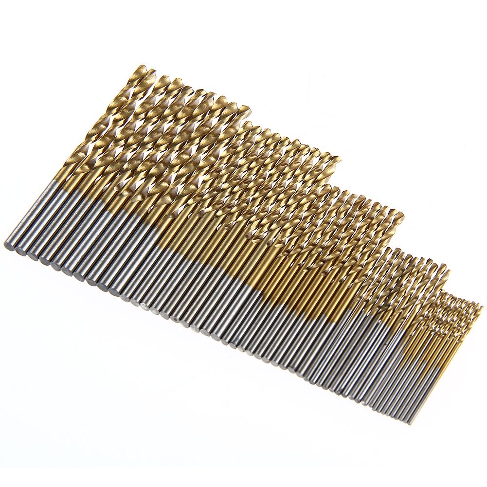 50pcs Metal Drill Bits High Speed Steel Hole Opener Drill Wear-resistant Effort Saving for Woodworking Accessories