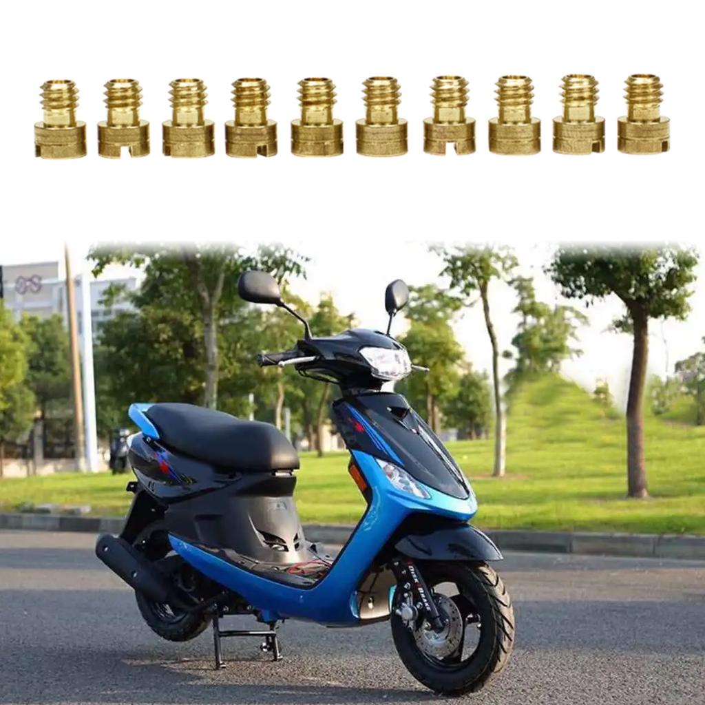 Professional Carburetor Nozzle Set Carburetor Main & Auxiliary Jet Set Brass Nozzel for Vehicle Modification