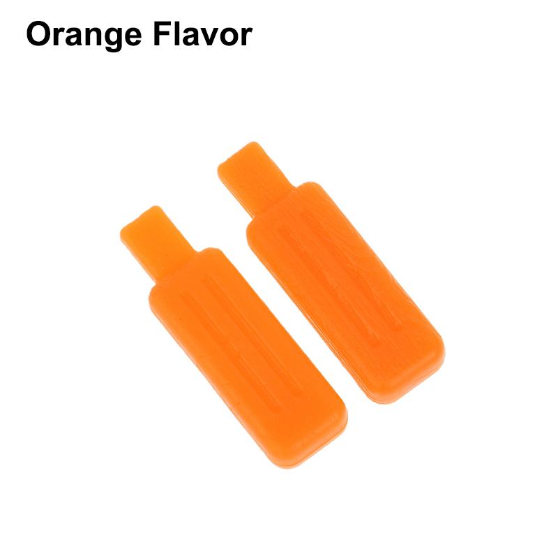 2 Pièces Saveur Fruit Mâcheurs d'Aligneurs Dentaires Dentaires Assiseurs de Gouttières Réutilisables Silicone Gouttière Invisible Outils de Soin d'Hygiène Buccale