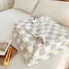 Lightweight Knitted Comforter Cute Cartoon Pattern Skin Friendly Thin Summer Quilt Air Conditioner Duvet for Home