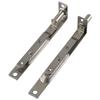 6 Inch Flush Bolt Door Lock Heavy Duty Stainless Steel Concealed Slide Lock Bolt Lever Action Latch with Screws