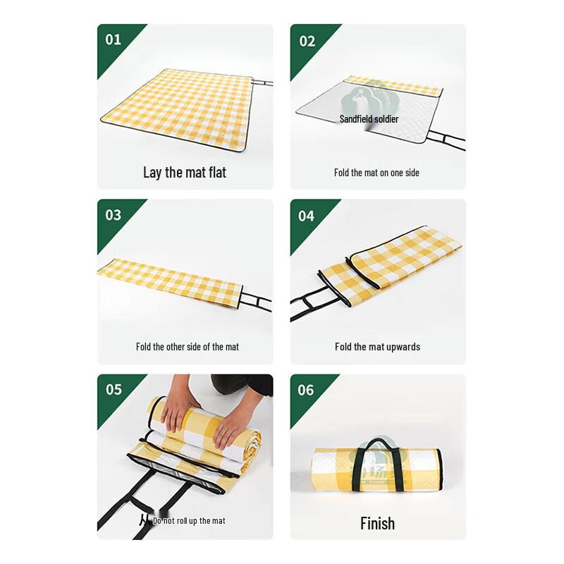 Battlefield Soldier Five-Layer Thickened Camping Picnic Mat
