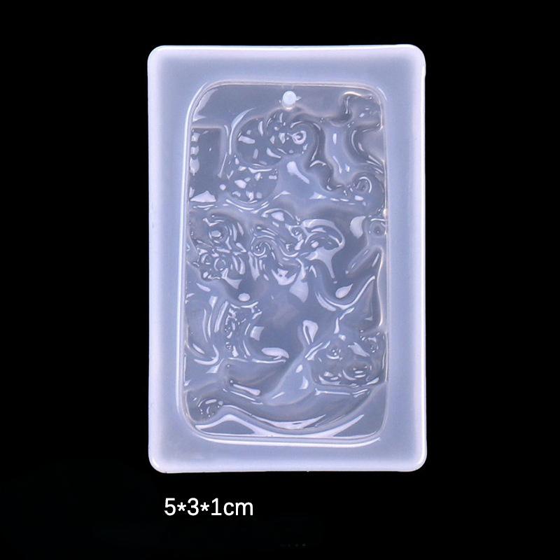 1 ks Přívěsek na náhrdelník Silikonová forma Přívěsek na klíče Náušnice DIY Výroba šperků Řemesla Licí forma