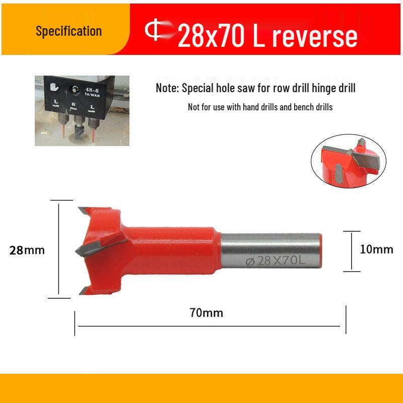 Drie-Snijders Legering Houtbewerking Gatzag & Scharnierboorboor Set, 15-60mm