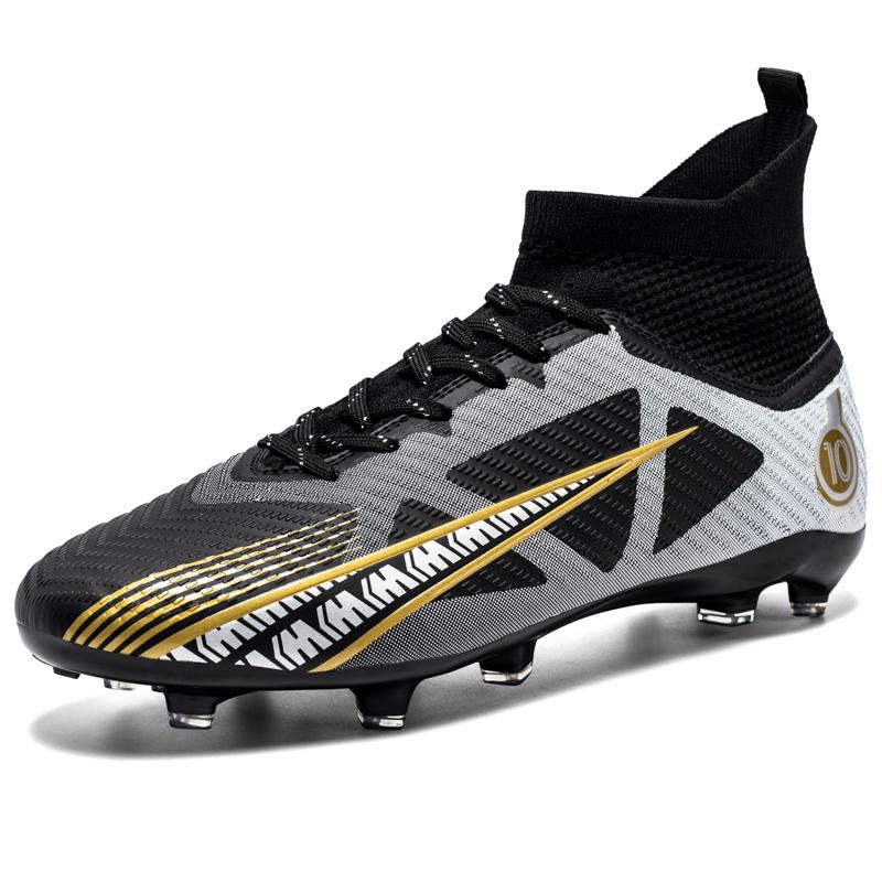 Men New TF Football Shoes Indoor Professional Resistant Male Non Slip Breathable Top Quality Soccer Shoes Futsal Football Boots