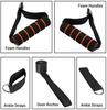 Tube Resistance Bands Kit with Attached Handles Door Anchor Carrying Case and Exercise Guide Training