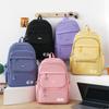 Four-Piece Backpack Set Junior High School Student Schoolbag Women Campus Backpack Large Capacity Backpack