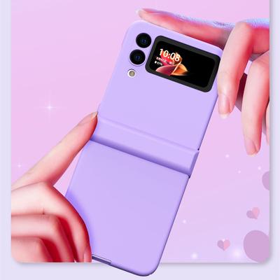 Anti -Knock Comfortable Protective Folding Case For Samsung Galaxy Z Flip 3 5g Flip3 Non -Slip Slim Cover Fundas