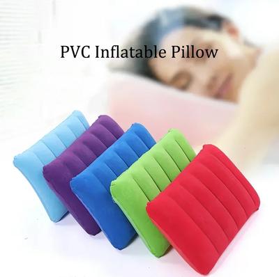 Coussins Gonflables Carrés Pliants pour Camping en Plein Air Oreiller de Voyage Dossier Repose-Tête d'Avion coussin camping