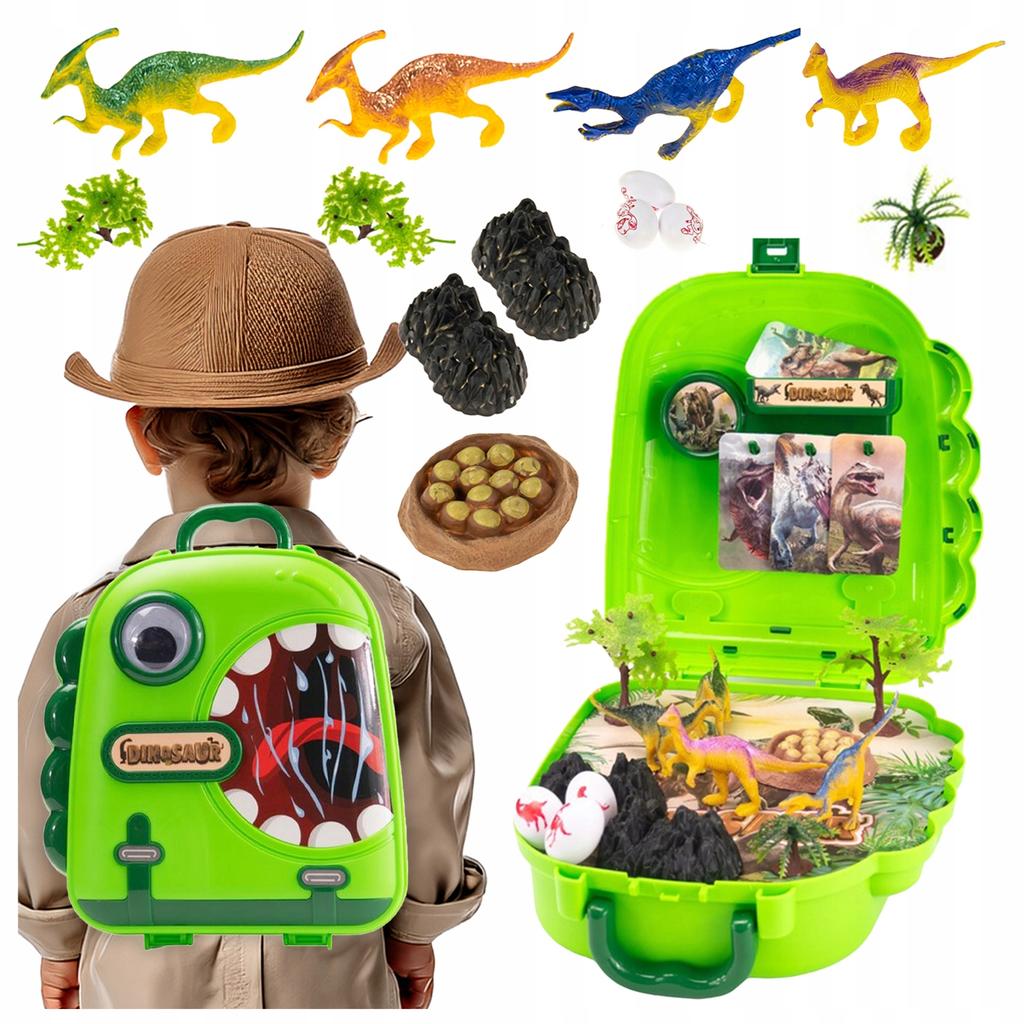 [PACZB] Rucksack für kleine Entdecker Dinosaurier-Figuren-Set Z3128