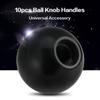 10pcs Universal Lathe Tractor Machine Plastic Round Ball Knob Handle (Black AM8*25)