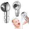 Adjustable Baby Hair Washing Shower Head 1Pcs 2 Spray Modes On/Off Switch Soft Sprayer for Toddler Bath Time Use