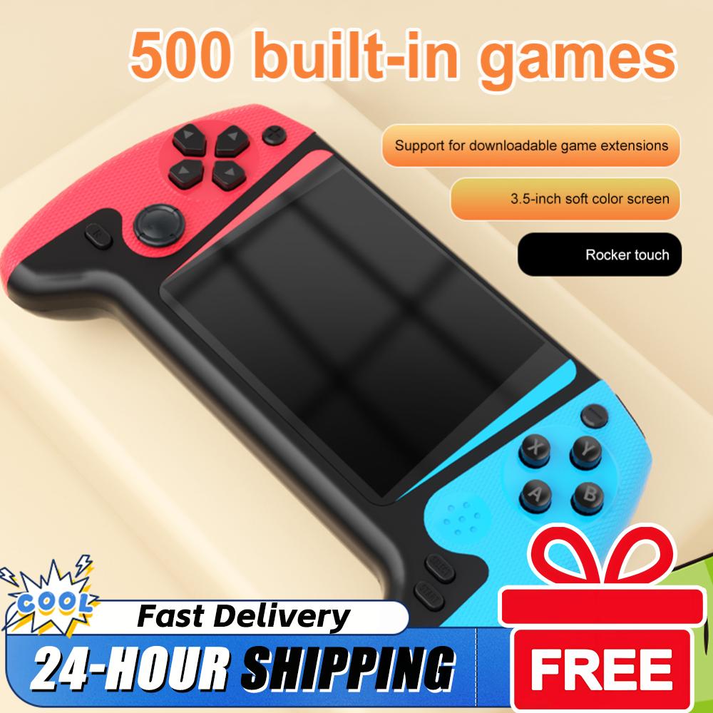 Mini Portable Handheld Video Player 3.5inch LCD Screen Retro Handheld Game Console Built-in 500 Games Arcade Pocket Video Player