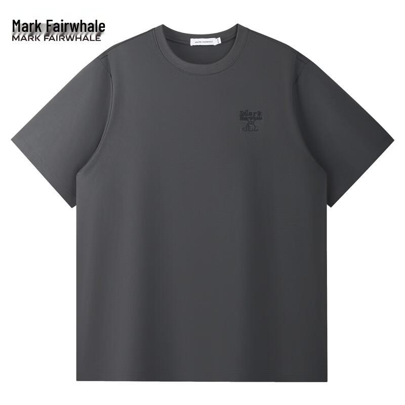 Mark Fairwhale Embroidered Crew Neck Short Sleeve T-shirt