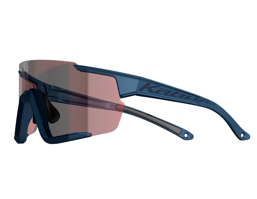 OGK KABUTO Bicycle Sunglasses 122PH Earth Clear Photochromic Blue/Red