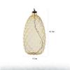 Creative Glass Christmas Tree Candle Holder Room Decoration Candle Holder Home Furnishing HomeDesktop Smoke Free Crispy Oil Lamp