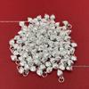 Sterling Silver 999 Frosted Lotus Seed Pod Pendant Necklace & Bracelet DIY Jewelry Accessories