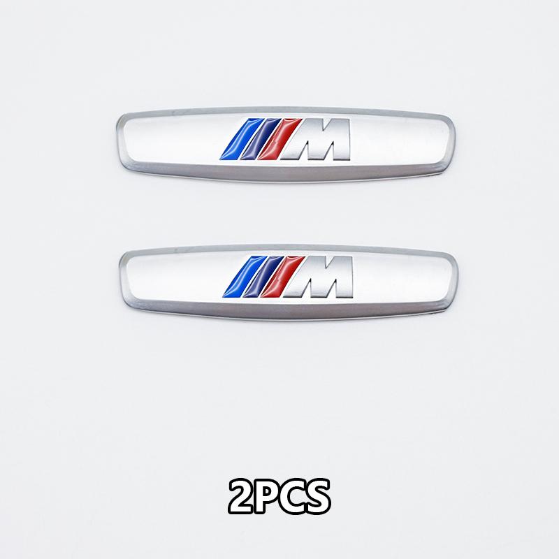 Metal Emblem Seat Stickers Auto Anti-kick Pad Badge For BMW M Logo M2 M3 M4 M5 M6 F48 G01 E84 E83 F39 F10 F30 Accessories