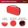 Pochette De Transport - NACON - Compatible Nintendo Switch 2, OLED & Lite - Rouge - Housse Gamebag - Compacte