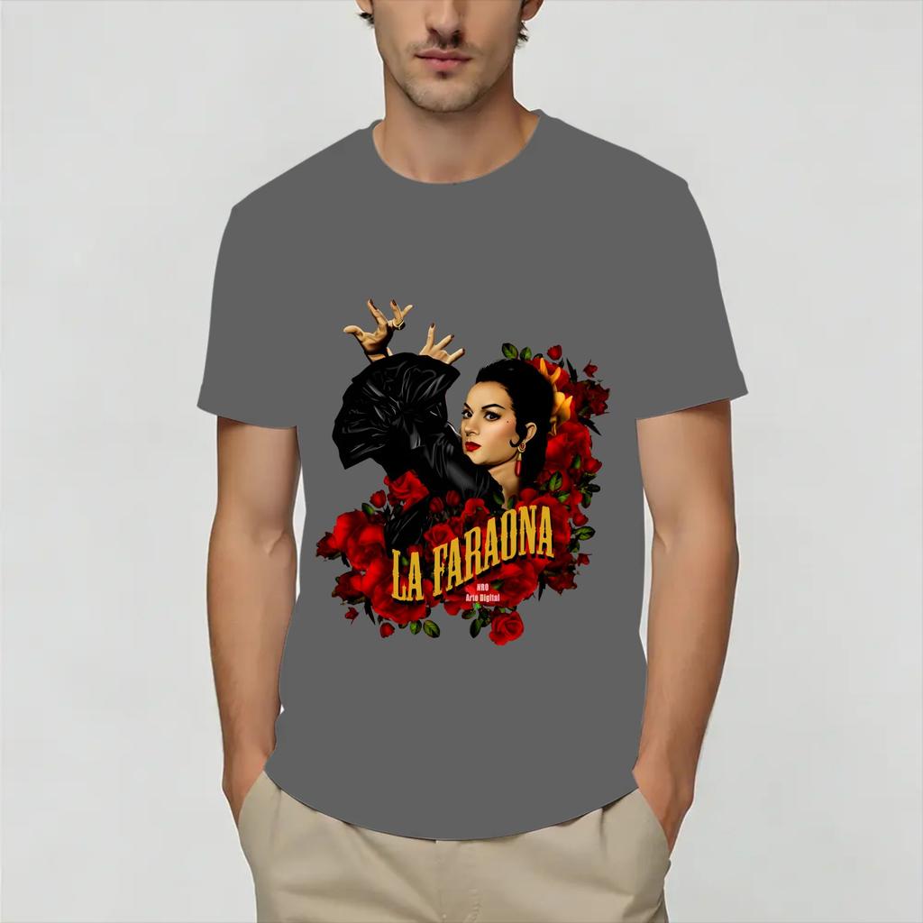 Lola Flores Tshirt Beach Trending Tshirts Male Cotton Oneck 4xl 5xl 6xl Tees Shortsleeve Classic Tshirt