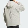 Adidas FW24 Puffer Jacket Men's Sesame Light Gray JY4194