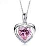 Trendy 925 Sterling Silver Heart Pendant Necklace for Women – Perfect Valentine's, Birthday, or Wife Gift