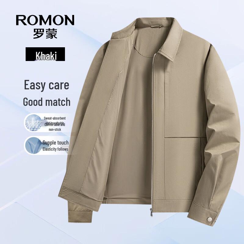 Romon Men s Casual Lapel Jacket 180