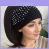 Winter Womens Knit Hat Headband Cap With Breathable Acrylic For Casual Daily Wear