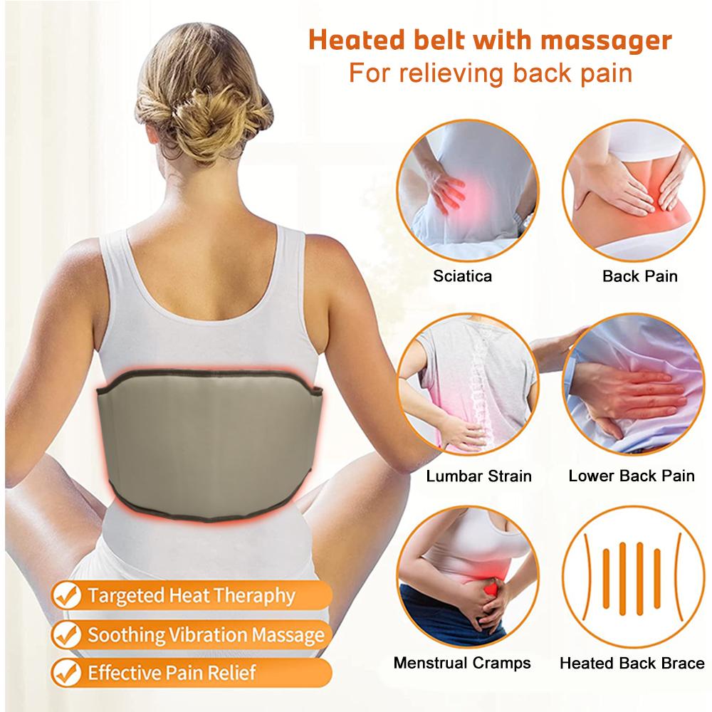 54.5 x 9.5 inches PEMF Full-Body Far-Infrared Heating Pad Magnetic Therapy Mat Chakra Gemstone Photon Waist Belt With 7 Crystals