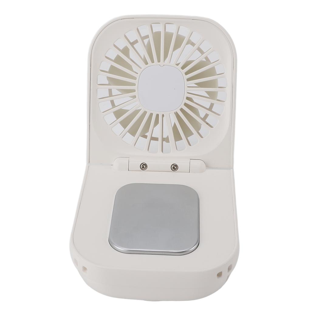 Hand Held Cooling Fan USB Charging 2000mAh Foldable Semiconductor Mini Handheld Fan for Desk
