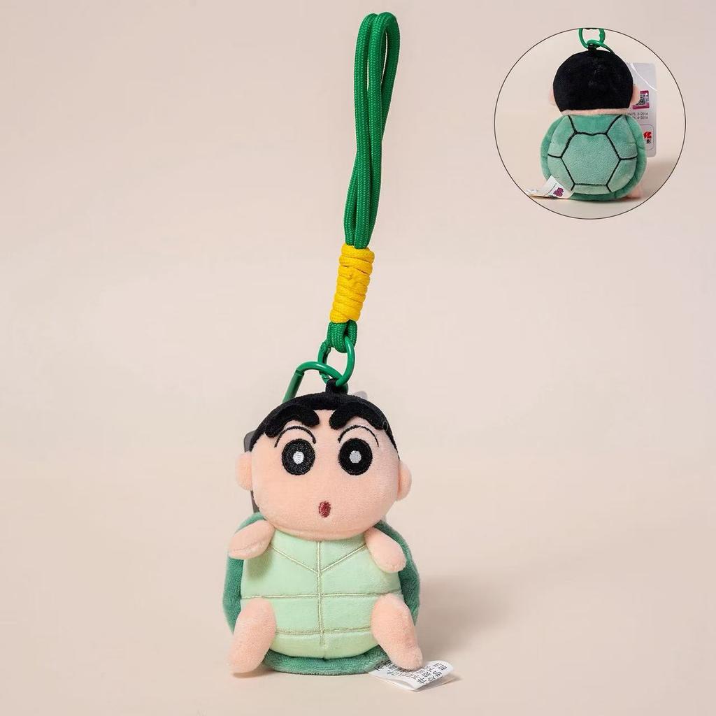 Shinchan latest Crayon Shin chan backpack pendant stuffed plush toy doll cartoon anime cute children's birthday gift fun doll