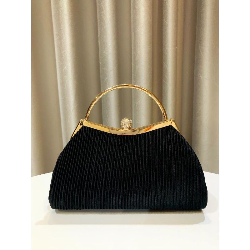 Fashion new all-handmade rhinestone women's dinner bag, small dress bag, hand carry one shoulder messenger banquet bag