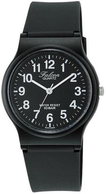 Citizen Q&Q VP46-854 Analog Wristwatch, 10 ATM Water Resistant, Urethane Strap, Black