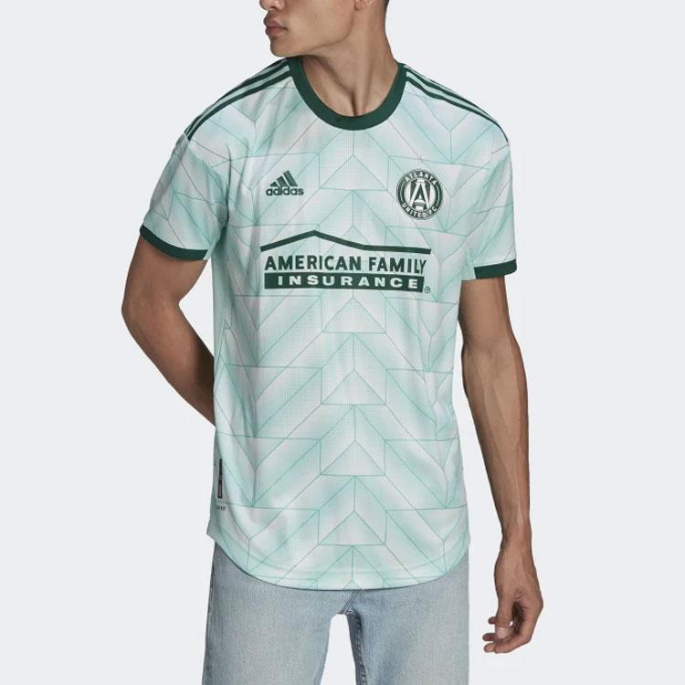 Adidas Color Block Casual Short Sleeve T-Shirt Men Tops Mint-Green H45464