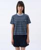 Aepeuteopeulei [Women] Savannah Striped T-Shirt Navy
