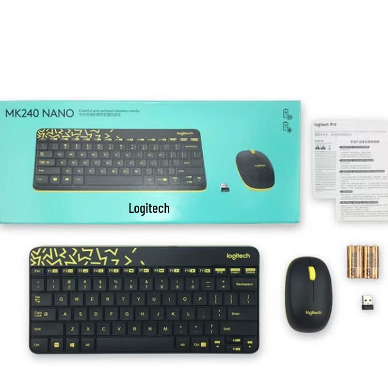 Logitech MK240 Wireless Keyboard and Mouse Combo