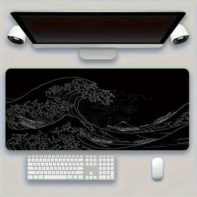 1PC Large Mouse Pad For Desk, Gaming Mouse Pad, Mouse Pad With Stitched Edges And Non-Slip Rubber Base, Extended Mouse Pads