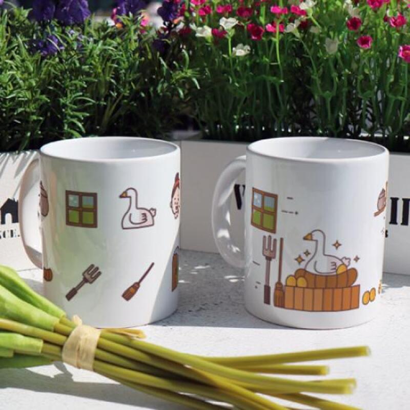 ir579-Design Mug 2p-The Goose That Lays Golden Eggs