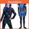 Exquisites Descendants 3 Evie Cosplay-Kostüm Jumpsuit für Erwachsene und Kinder Perfekt für Halloween