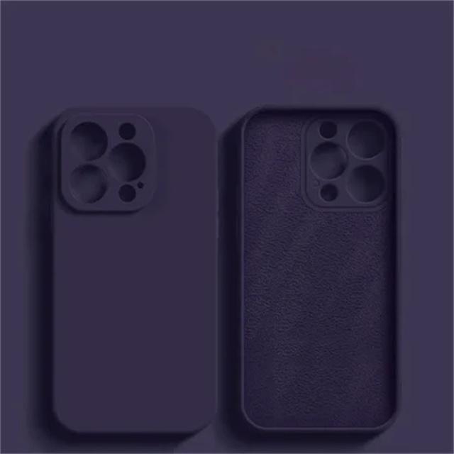 

Liquid Silicone Case For iPhone 16 15 14 11 13 Pro Max Plus Soft Cases Shockproof Bumper Cover Phone Accessories For iPhone 14
