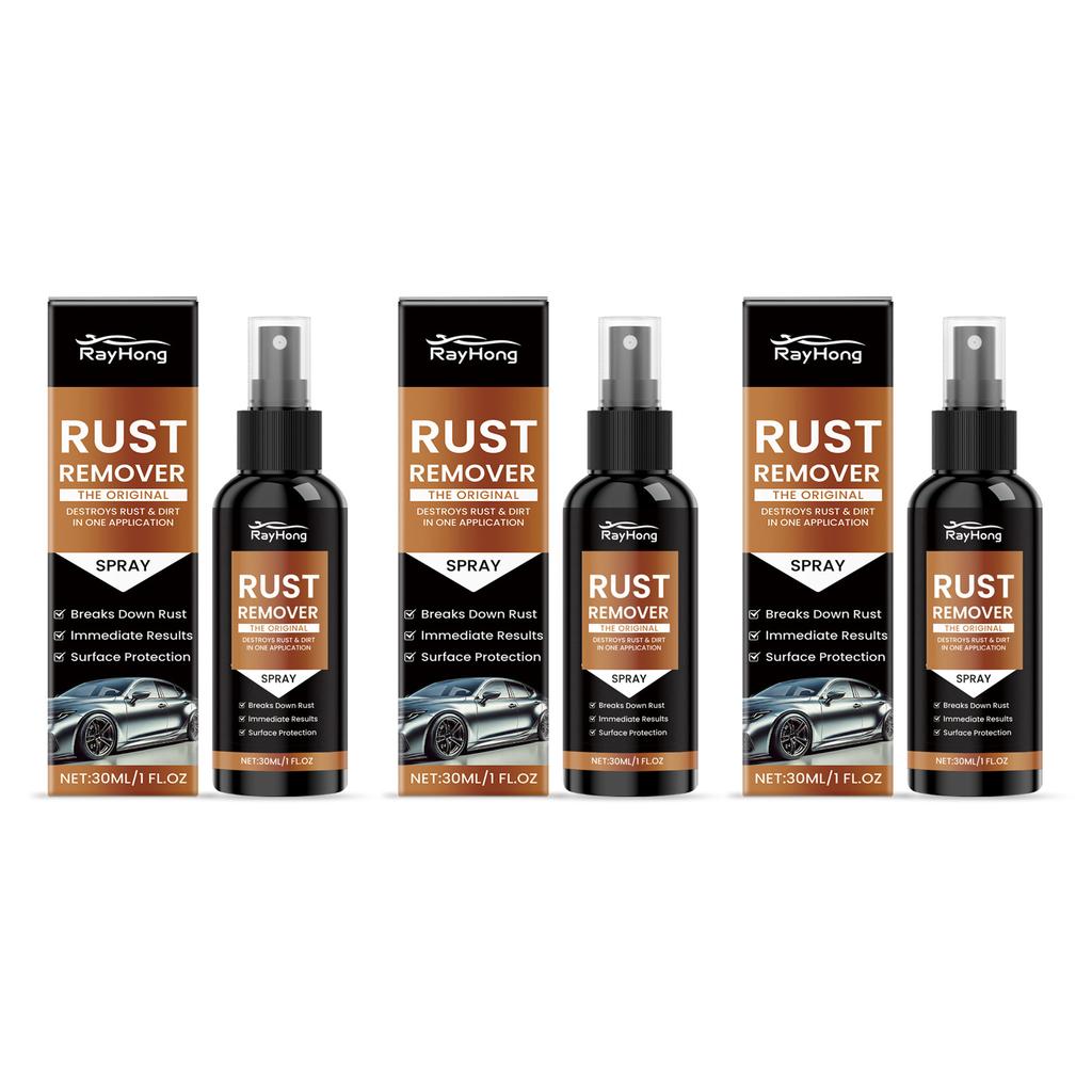 Rust Remover Spray for Metal Car Scratch Remover Iron Stain Cleaner Stain Remover Iron Stain Cleaner for Multiple Surfaces