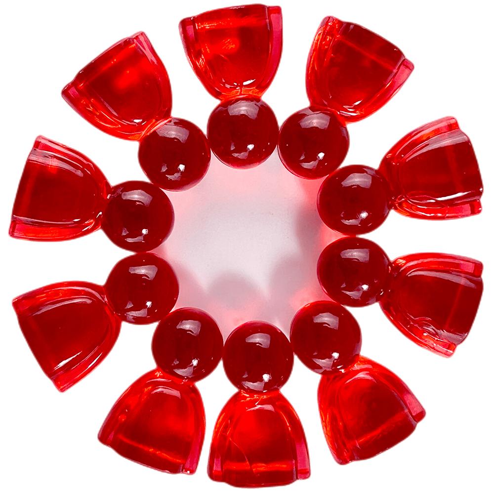 Acryl Spiele Marker 10 stücke Farbige Transparent Humanoiden Schach Stücke Brettspiel Zubehör