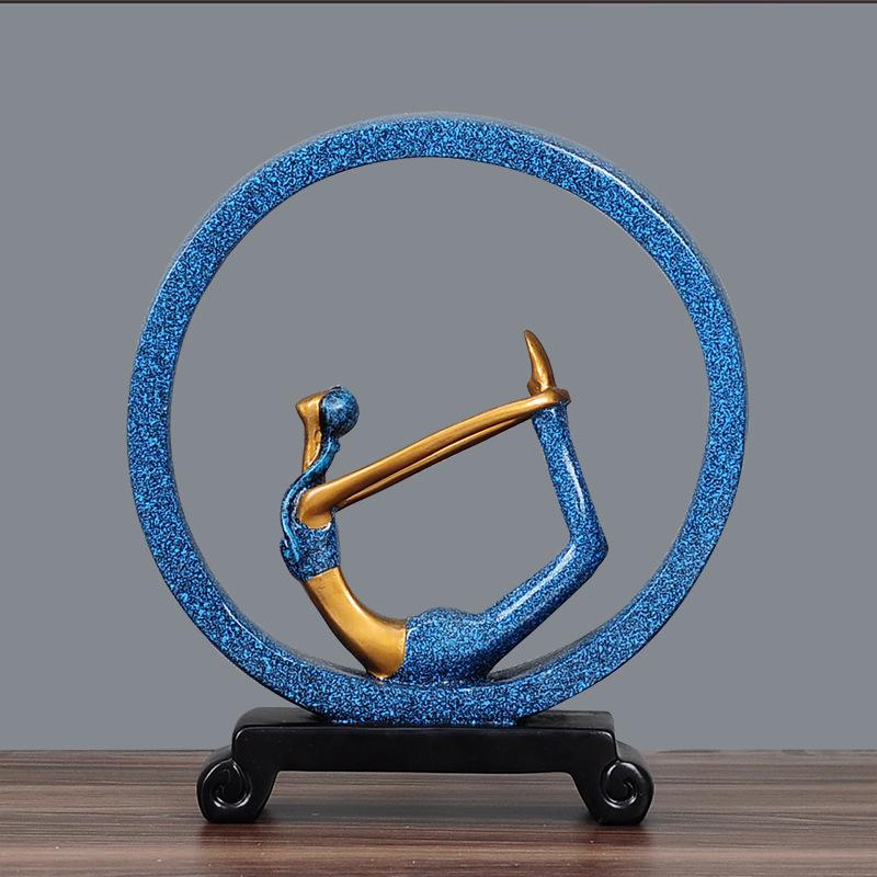 Modern Sleek and Unique Window Space Yoga Studio Ornaments Work Desk Decoration Home Living Room Wine Cabinet TV Cabinet Crafts