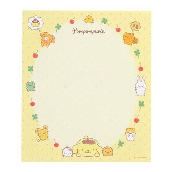 Sanrio Character Shaped Letter Set Pompompurin Package Approximately 16 Cm Wide 0.8 Deep 22 High 493881